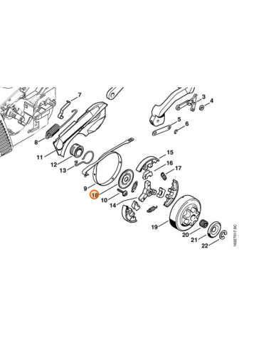 Arandela de cubierta STIHL