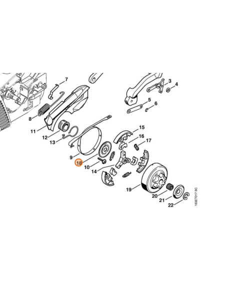 Arandela de cubierta STIHL