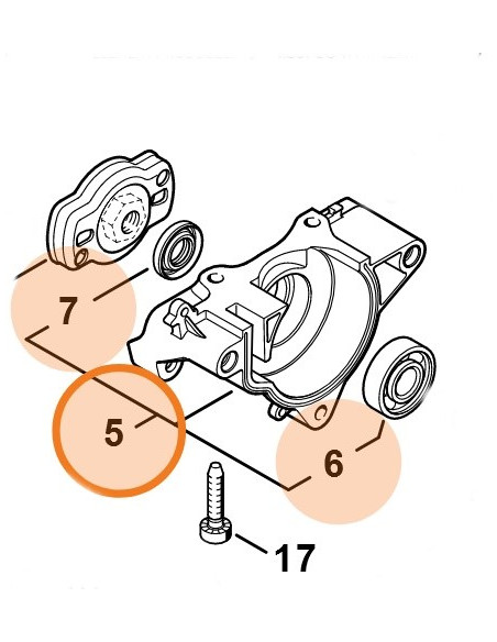 Parte del carter STIHL