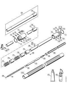 Pieza de apriete transmisión podadora de altura STIHL 2