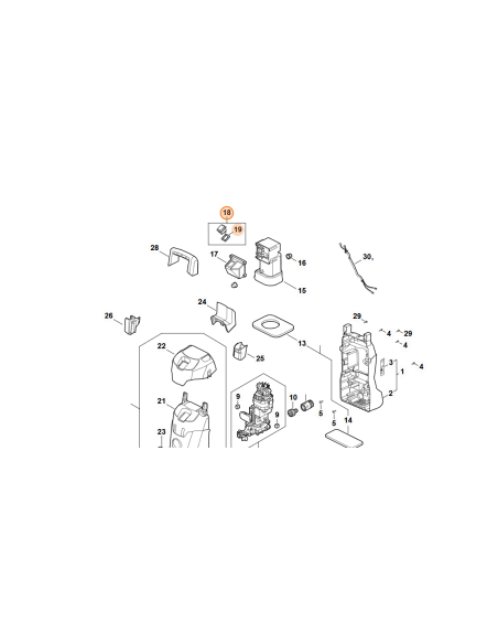 Interruptor hidrolimpiadora STIHL