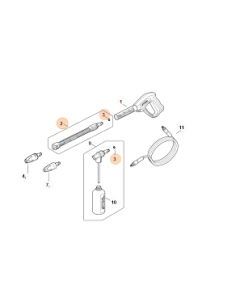 Tubo pulverización hidrolimpiadora STIHL 2