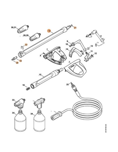 Tubo de Pulverización STIHL