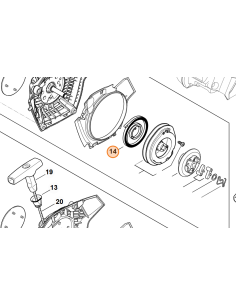 Muelle de arranque STIHL 2
