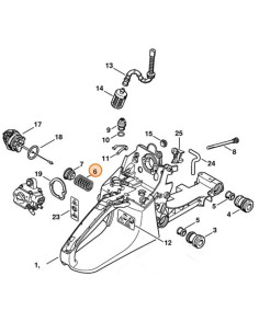 Resorte sistema AV motosierra STIHL 2