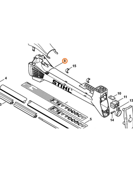 Carcasa AV STIHL