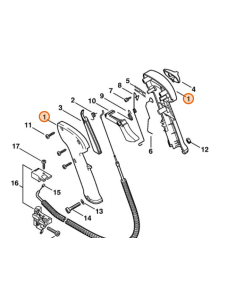 Empuñadura de mando STIHL 2