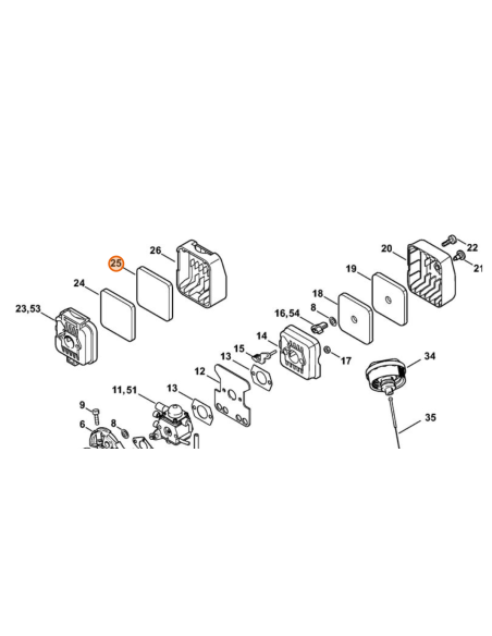 Prefiltro de aire STIHL