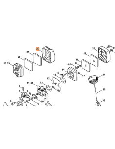 Tapa del Filtro STIHL 2