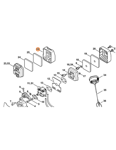 Tapa del Filtro STIHL