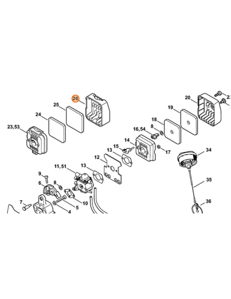 Tapa del Filtro STIHL