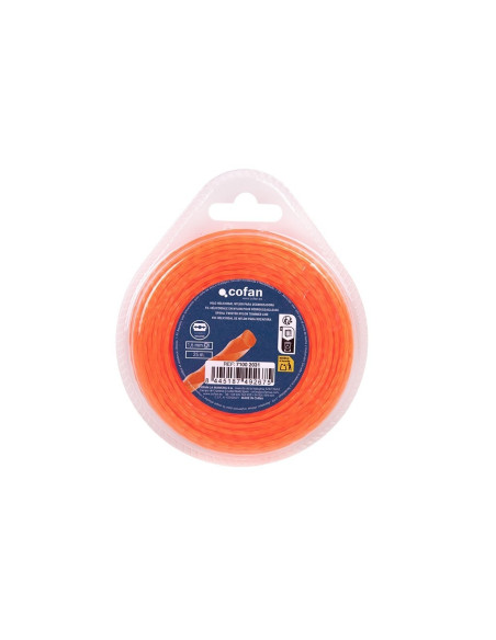 Hilo helicoidal de nylon para desbrozadora