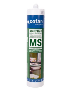 Adhesivo MS verde para césped artificial de 290 ml