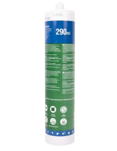 Adhesivo MS verde para césped artificial de 290 ml