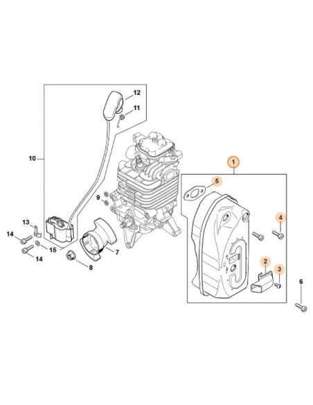 Silenciador Soplador STIHL