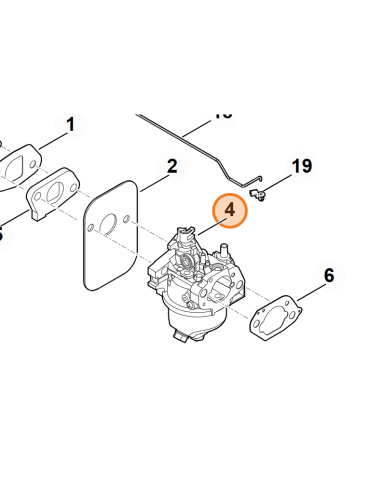 Carburador Motores EVC200.2 / EVC200.3 STIHL