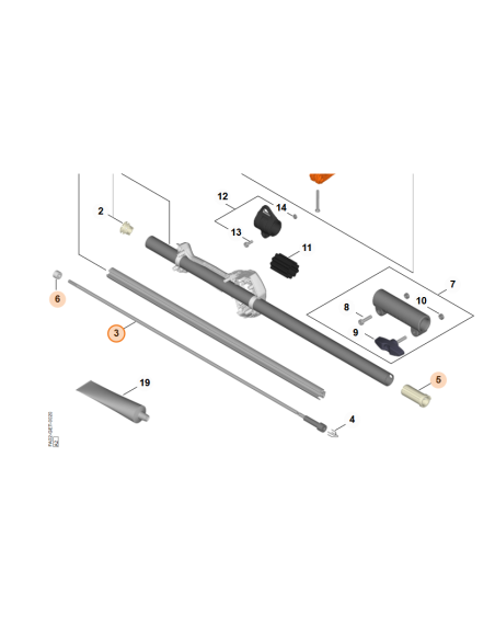 Árbol de accionamiento STIHL