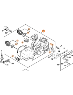 Carcasa del motor STIHL 2