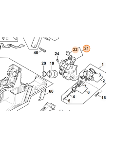 Cubierta de conducción de aire STIHL 2