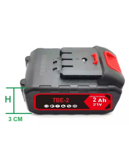 Batería Litio-ion, 2 AH, 21V