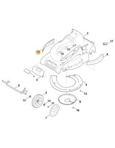 Regleta de protección derecha STIHL 2