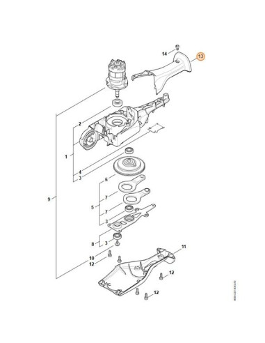 Cubierta de la empuñadura STIHL