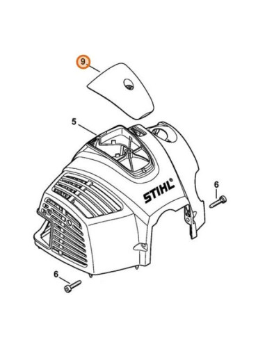 Tapa de bujía desbrozadora STIHL