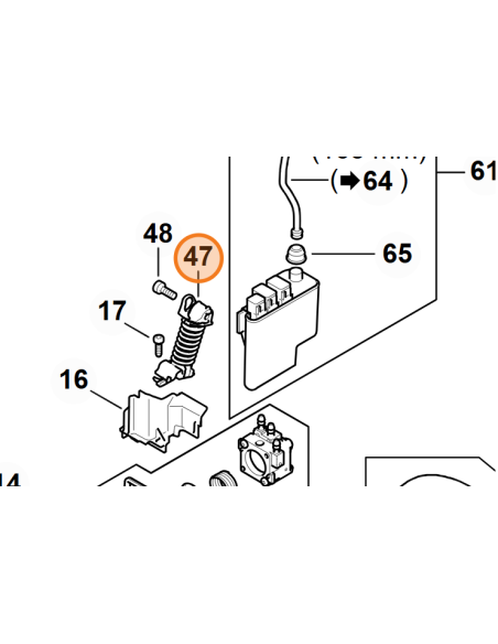 Resorte sistema AV STIHL