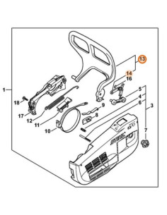 Protector salvamanos motosierra STIHL 2