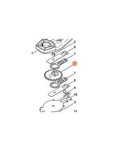 Rueda dentada cortasetos STIHL 2