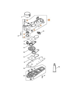 Carcasa de la caja reductora STIHL 2