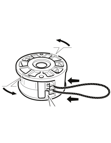 Cabezal de aluminio UFC06 4 hilos Flash Cutter