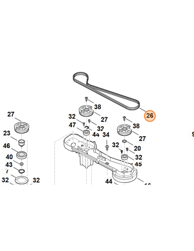 Correa dentada STIHL