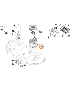 Motor eléctrico 1000W / 31V STIHL 2