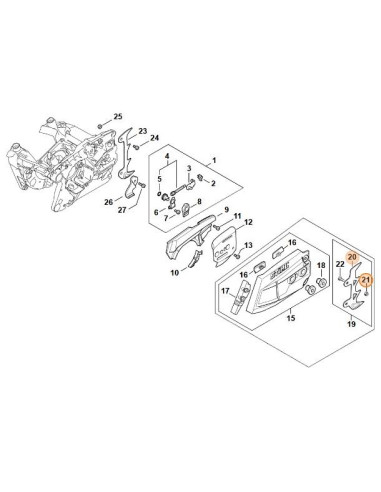 Kit garra de tope exterior motosierra STIHL