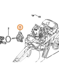 Soporte del carburador STIHL 2