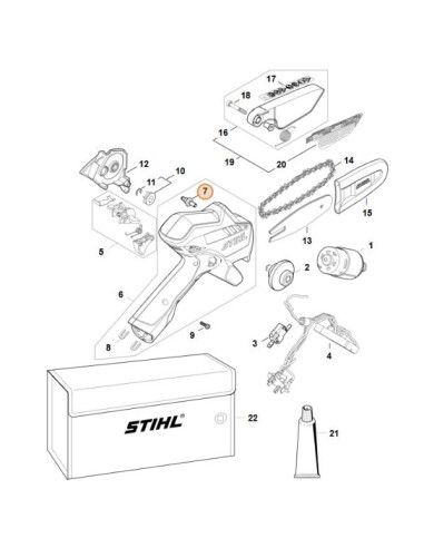 Tornillo con collar GTA 26 STIHL
