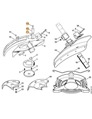 Soporte cuchilla STIHL