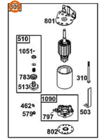 Motor de arranque STIHL