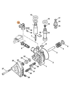 Pieza de unión STIHL 2