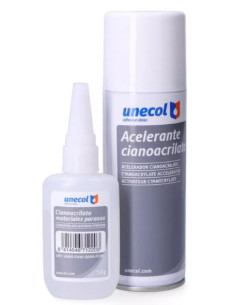 Kit Cianocrilato 50 g + Acelerante Aerosol 200 ml