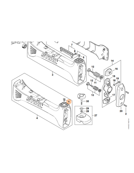 Casquillo roscado M6x15,5 STIHL