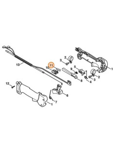 Resorte empuñadura STIHL 2