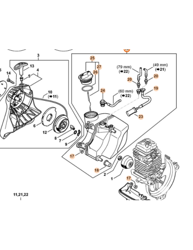Deposito de combustible STIHL