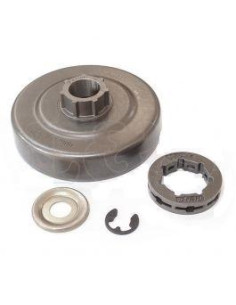 Juego de piñón de cadena postizo 3/8" 7 dientes