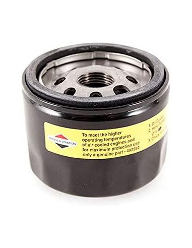 Filtro de aceite motor Briggs & Stratton...