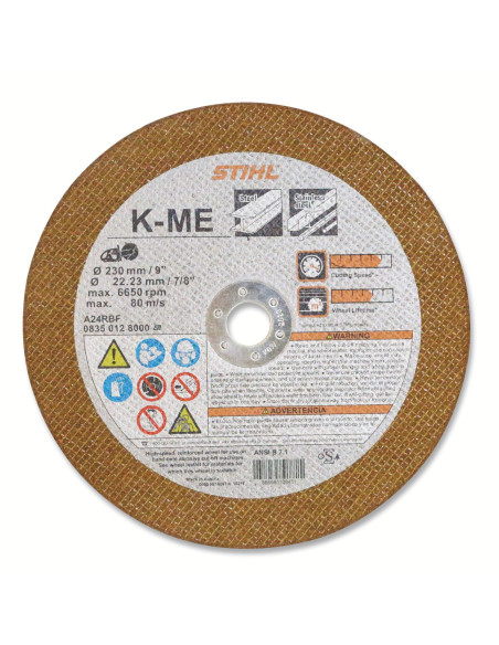 Disco acero para TSA 230 STIHL