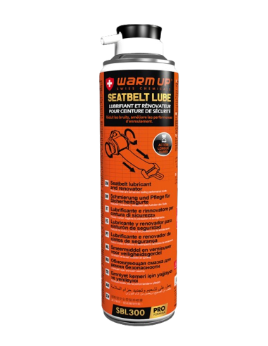 Lubricante renovador cinturón seguridad
