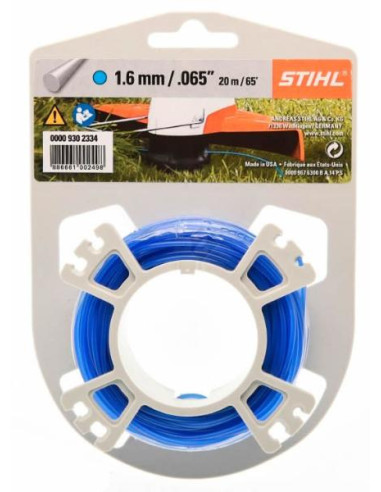 Hilo redondo 1,6 mm 19 mts STIHL