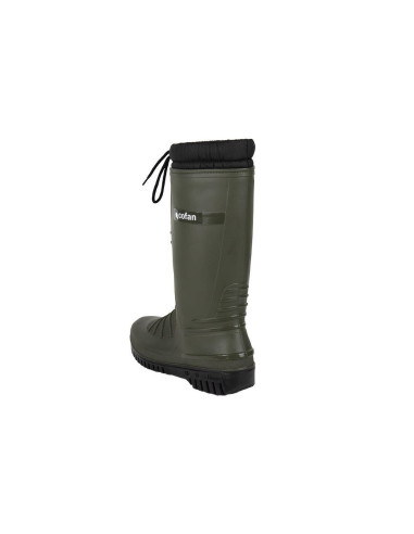 Botas de agua verdes con forro polar